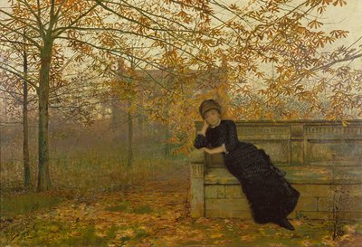 Herbstliche Reue, 1882 von John Atkinson Grimshaw