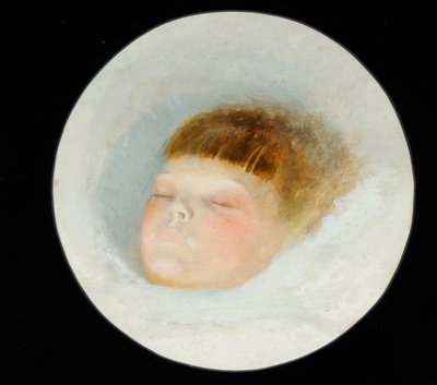 Kopf von Gertrude Grimshaw von John Atkinson Grimshaw