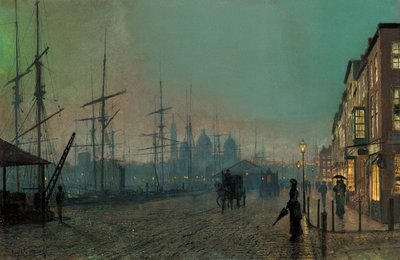 Humber Dockside, 1881 von John Atkinson Grimshaw