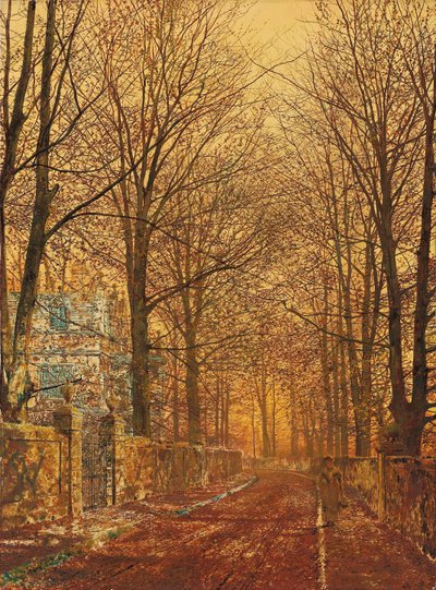 In der goldenen alten Zeit von John Atkinson Grimshaw