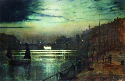 Die Hafenlichter, Whitby von John Atkinson Grimshaw