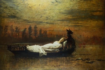 Die Dame von Shalott von John Atkinson Grimshaw