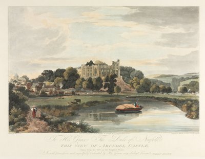 Diese Ansicht von Arundel Castle, 1819 von John Baily