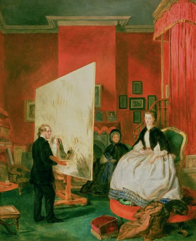 Frith in seinem Studio von John Ballantyne