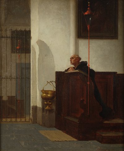Alte Kirche, Düsseldorf von John Beaufain Irving
