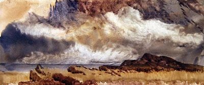 Nebel steigt in den Highlands auf von John Brett