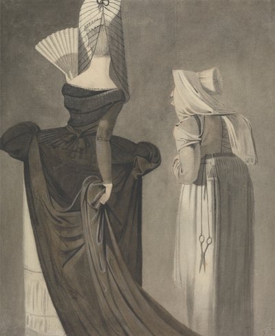 Eine römische Dame mit einer Anstandsdame von John Brown