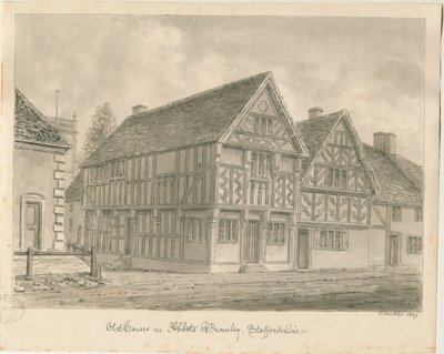 Abbots Bromley Alte Häuser von John Buckler