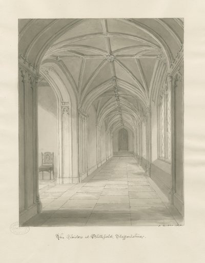 Blithfield Hall - Kreuzgänge von John Buckler