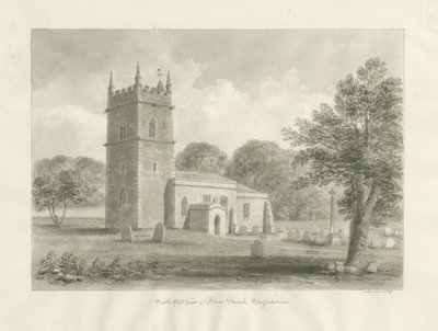 Blore Kirche (1847) von John Buckler