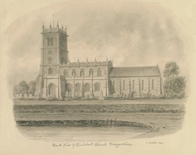 Eccleshall Church von John Buckler