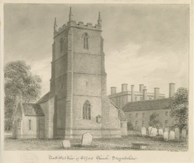 Elford Kirche von John Buckler