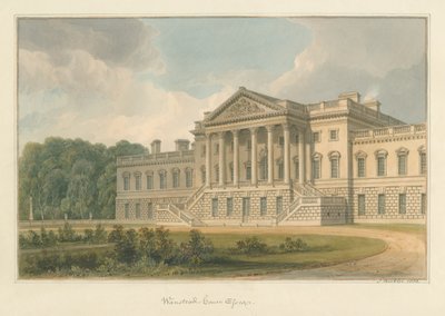 Essex - Wanstead House, 1822 von John Buckler