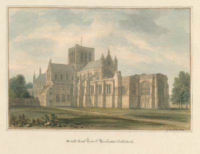 Hampshire - Winchester Kathedrale von John Buckler