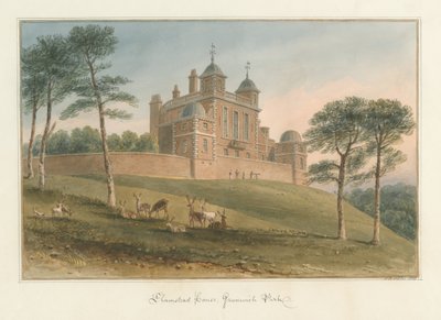 Kent - Greenwich Park - Hamstead Haus von John Buckler