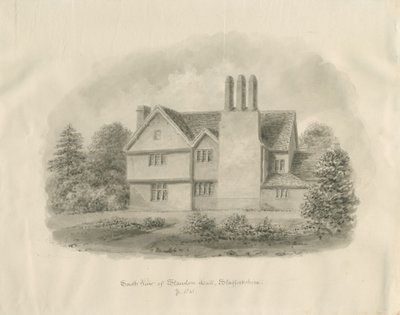 Standon Hall von John Buckler