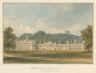 Surrey - Claremont - Altes Haus, 1824 von John Buckler