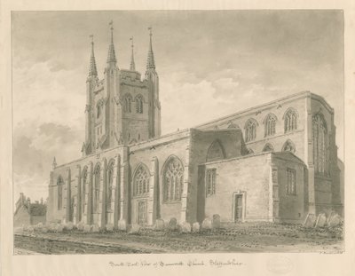 Tamworth Kirche von John Buckler