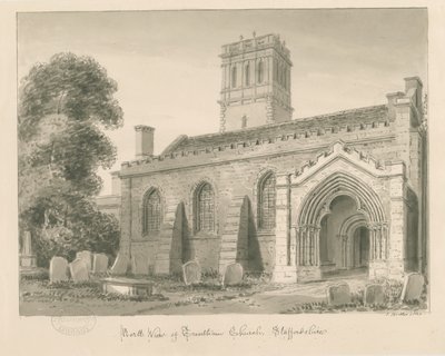 Trentham Kirche von John Buckler