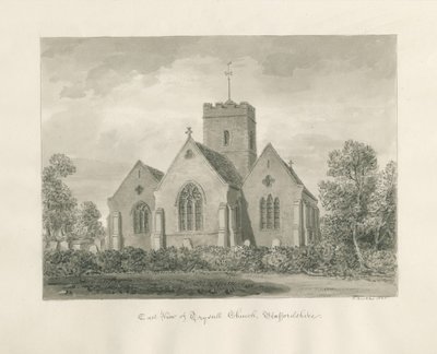 Trysull Kirche von John Buckler