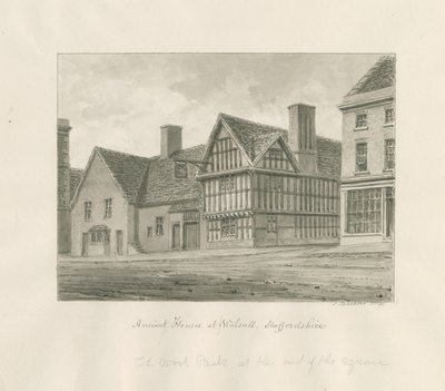 Walsall Stadt - Altes Haus von John Buckler