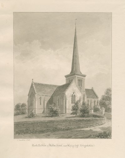 Walton-on-the-Hill Kirche von John Buckler