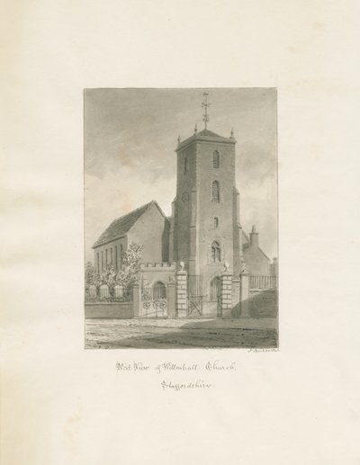 Willenhall Kirche von John Buckler