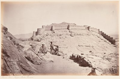 Südseite, Oberer Bala Hissar, Kabul, 1879 von John Burke