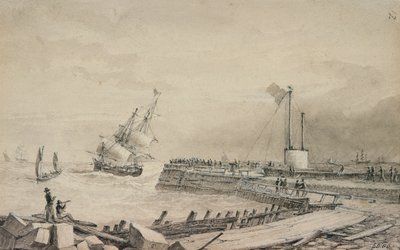 Eingang zum Hafen von Dover von John Carpenter