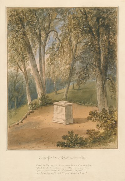 Batheaston Villa Garten von John Chessell Buckler