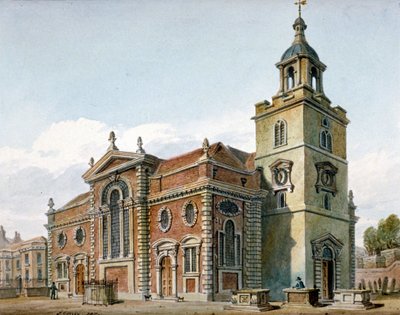 Kirche St. Mary, Whitechapel, London von John Coney