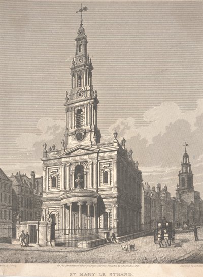 St. Mary Le Strand von John Coney