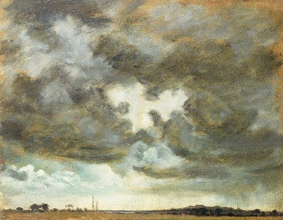 Eine Wolkenstudie von John Constable