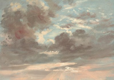 Wolkenstudie: Stürmischer Sonnenuntergang von John Constable