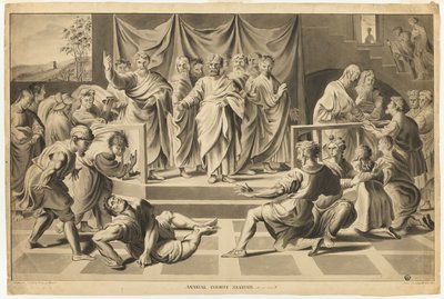 Tod des Ananias von John Constable
