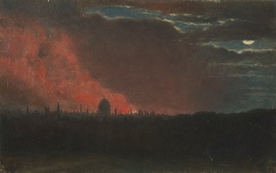 Feuer in London, gesehen von Hampstead von John Constable