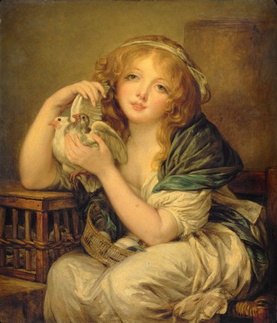 Mädchen mit den Tauben von John Constable