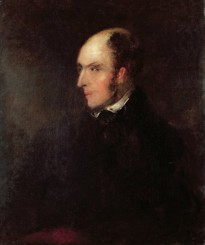 Porträt eines Mannes mit Glatze von John Constable