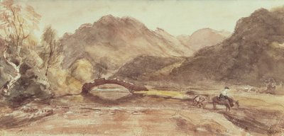 Skizze von Borrowdale, 1806, Nachmittag von John Constable