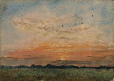 Sonnenuntergang, 1796-1837 von John Constable