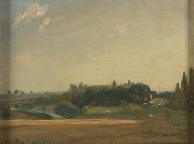 Blick auf das Pfarrhaus, East Bergholt von John Constable