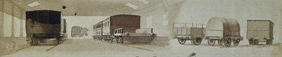 Eisenbahnwagen von John Cooke Bourne