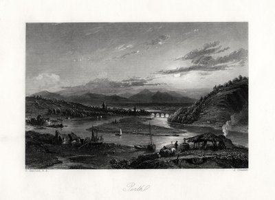 Perth, Australien, 19. Jahrhundert von John Cousen