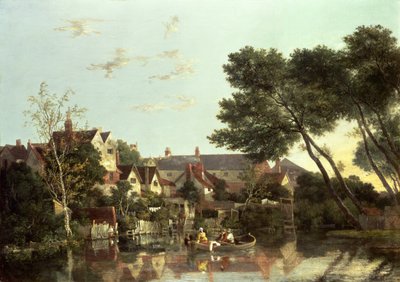Norwich River, Nachmittag, ca. 1812-19 von John Crome