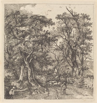 Straßenszene, Hethersett von John Crome