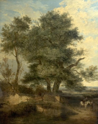 Bäume an einem Bach von John Crome