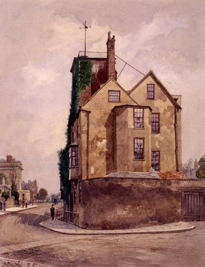 Canonbury Tower, Islington, London, 1887 von John Crowther