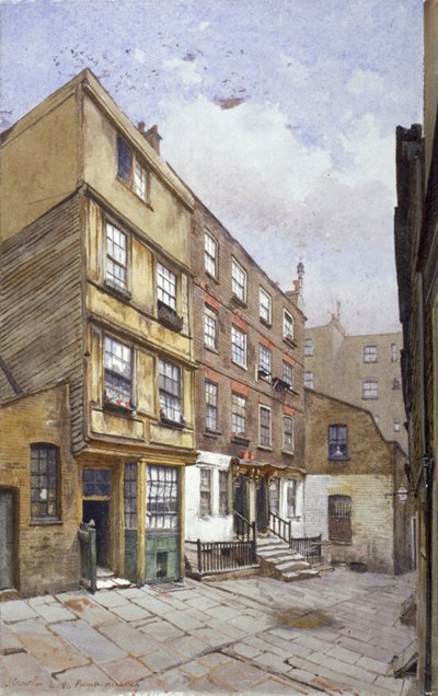 Crown Court, Chancery Lane, London, 1881 von John Crowther