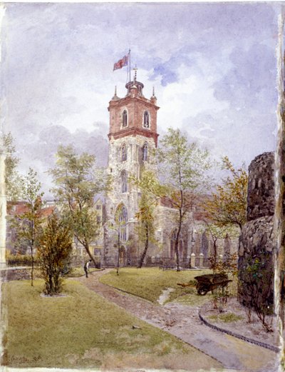 St Giles ohne Cripplegate, London von John Crowther