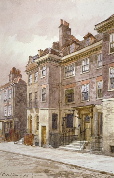 Ansicht der Mansell Street, London, 1886 von John Crowther